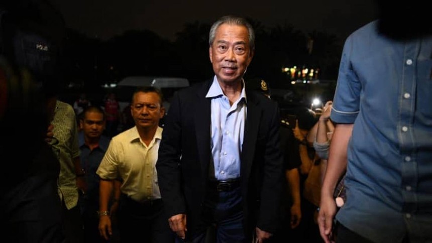 Thủ tướng Malaysia Muhyiddin Yassin ngày 16/8 đã đệ đơn xin từ chức lên nhà vua. Ảnh: AFP/Getty.