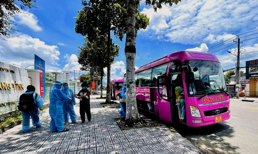 Tây Ninh đã hoàn thành việc đưa người dân ở TP.HCM về quê.