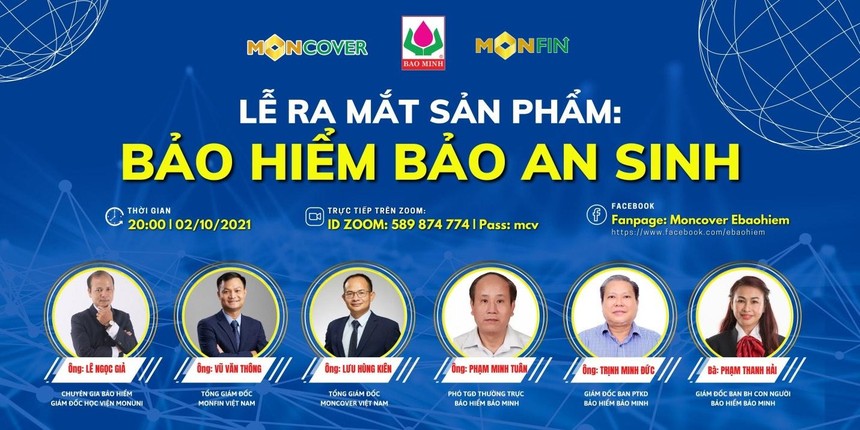 Moncover hợp tác cùng bảo hiểm Bảo Minh ra mắt sản phẩm Bảo an sinh - lá chắn vững vàng an nhiên vui sống