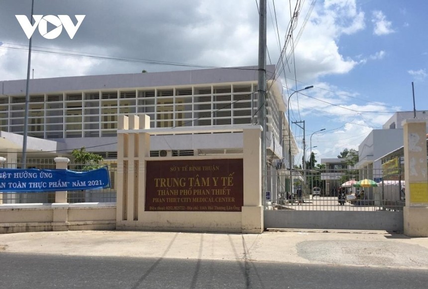 Trung tâm Y tế thành phố Phan Thiết.