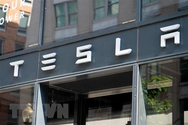 Một cửa hàng của Tesla tại Washington, DC, Mỹ. (Ảnh: AFP/TTXVN).