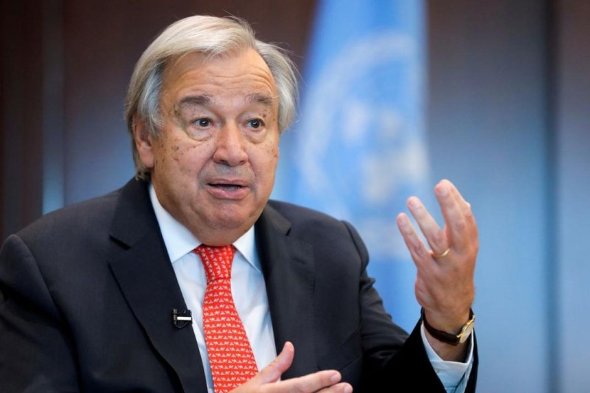 Tổng thư ký Liên Hợp Quốc Antonio Guterres. Ảnh: Reuters.