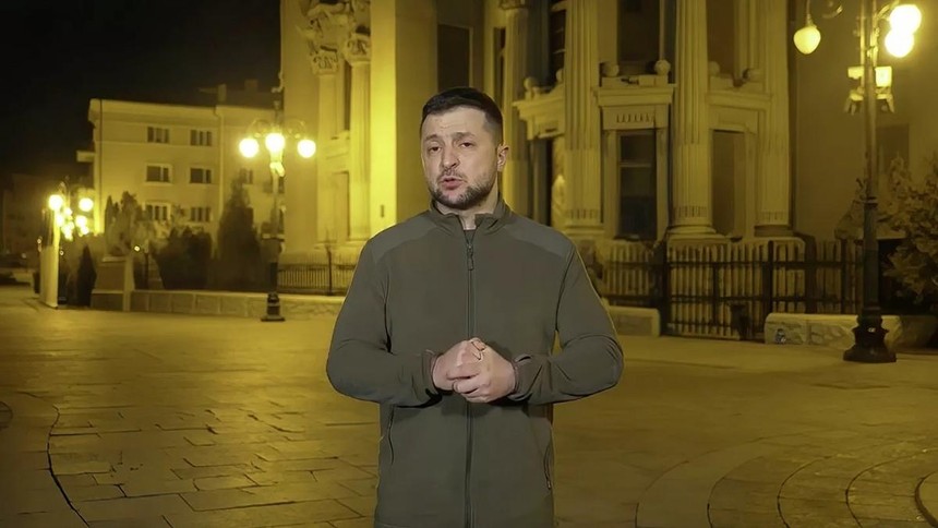 Tổng thống Ukraine Volodymyr Zelensky. (Ảnh: AP).