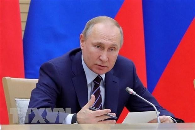 Tổng thống Nga Vladimir Putin. (Ảnh: AFP/TTXVN).