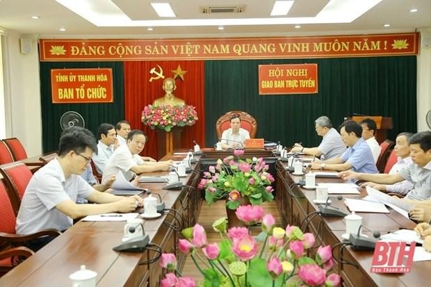 Toàn cảnh hội nghị tại điểm cầu Thanh Hóa. (Nguồn: baothanhhoa.vn)