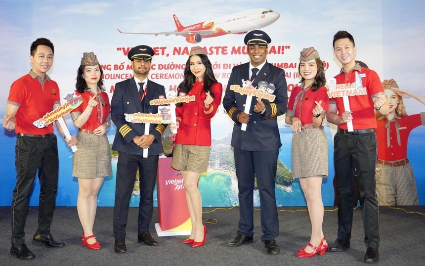 Vietjet mở đường bay Tp.Hồ Chí Minh/Hà Nội - Mumbai cùng các đường bay giữa Việt Nam - Ấn Độ