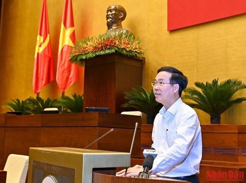 Đồng chí Võ Văn Thưởng: Phấn đấu đến năm 2023 phải hoàn thành sửa đổi Luật Đất đai năm 2013 và một số luật liên quan.