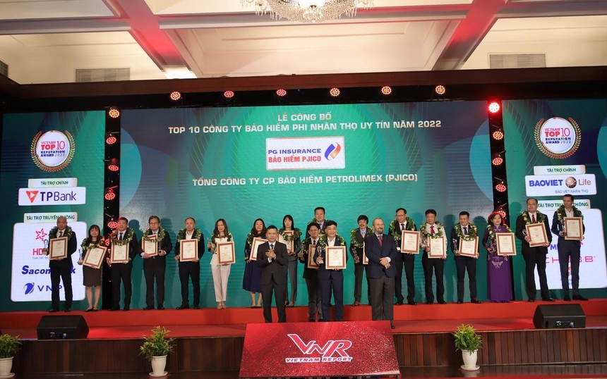 PJICO tiếp tục giữ vị trí nhóm đầu trong Top 10 Công ty bảo hiểm phi nhân thọ uy tín năm 2022