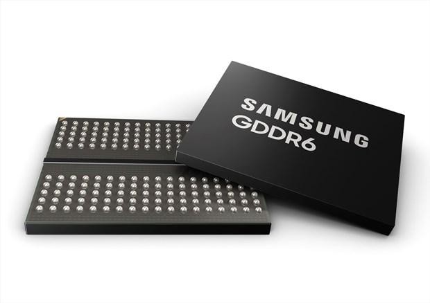 Một loại chip của hãng Samsung. (Ảnh: Yonhap/TTXVN)