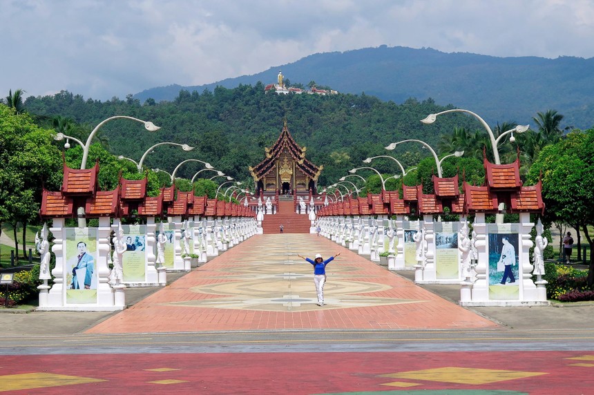 Ảnh minh họa: Một địa điểm du lịch ở Chiềng Mai, một tỉnh xa xôi của Thái Lan Ảnh: Chí Cường.