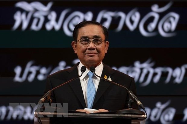 Thủ tướng Thái Lan Prayut Chan-o-cha phát biểu tại Bangkok. (Ảnh: AFP/TTXVN)