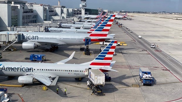 Máy bay của America Airlines. (Nguồn: dallasnews)