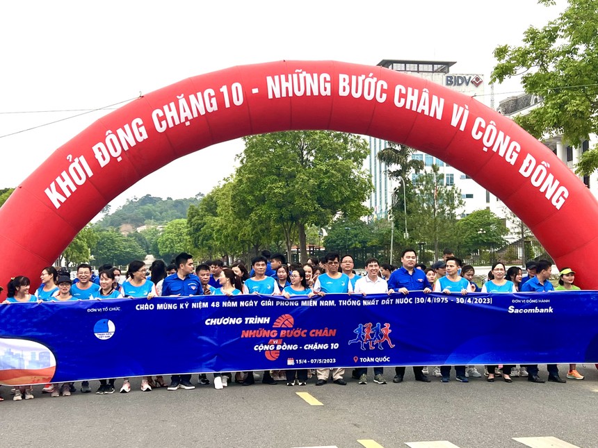 Chặng 10 - Những bước chân vì cộng đồng tổ chức phát động tại tỉnh Lào Cai và có quy mô toàn quốc.