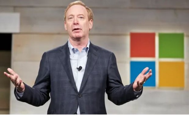 Chủ tịch Microsoft Brad Smith. (Nguồn: Getty)