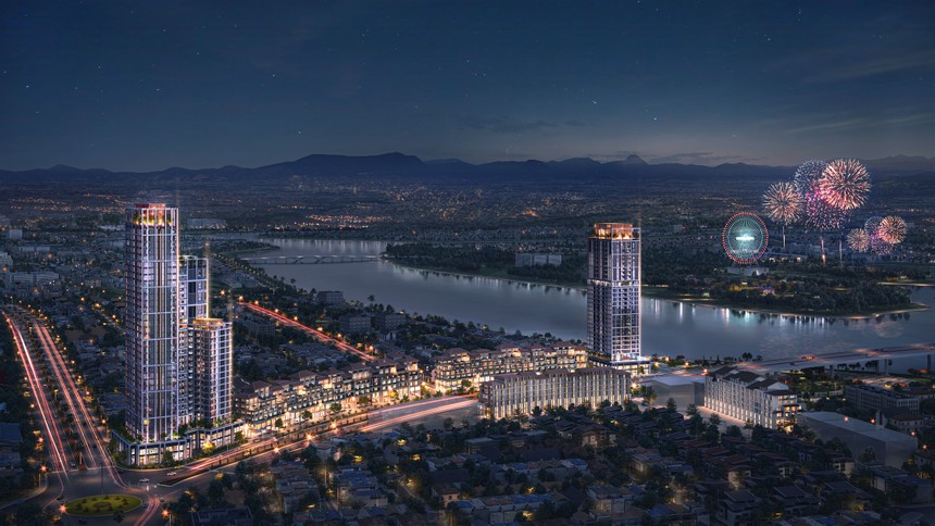 Dự án Sun Cosmo Residence Da Nang. (Ảnh phối cảnh minh họa).