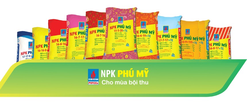 Đến nay, PVFCCo đã cho ra thị trường gần 30 công thức, sản phẩm NPK Phú Mỹ.