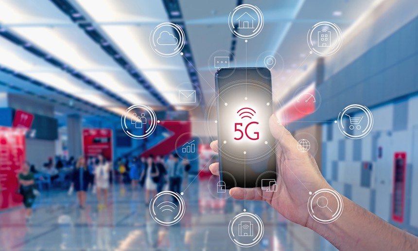 Đến năm 2025, đặt mục tiêu thương mại hóa mạng 5G với tốc độ tải xuống trung bình tối thiểu đạt 100 Mbit/s