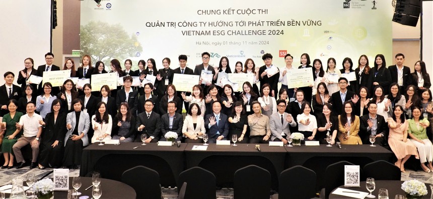 Vòng chung kết cuộc thi Viet Nam ESG Challenge 2024 diễn ra vào ngày 01/11 tại Hà Nội.