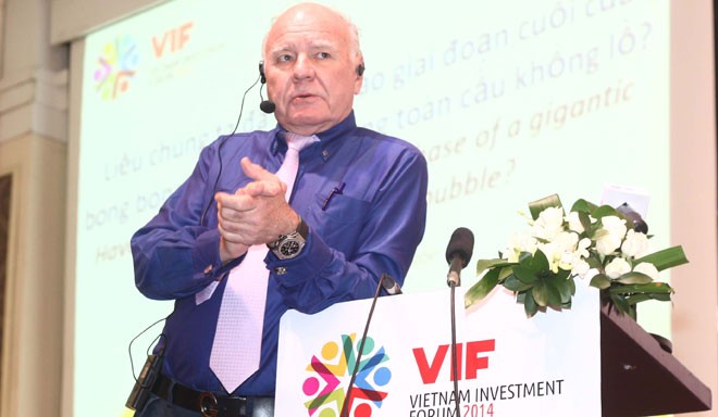 TS. Marc Faber trình bày tại VIF 2014