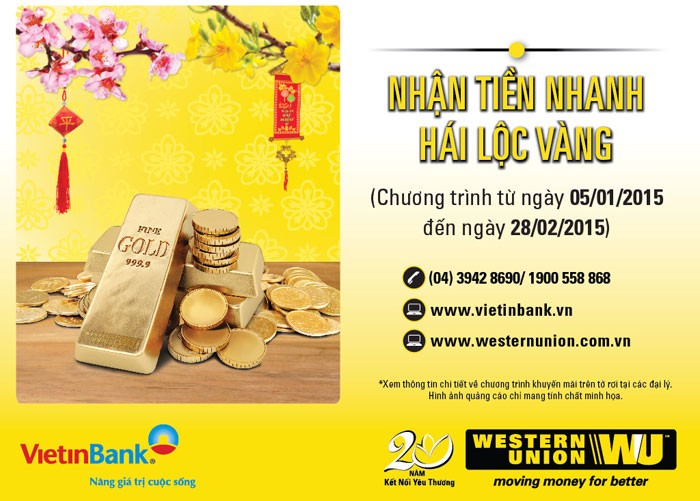 VietinBank khuyến mãi lớn dịch vụ kiều hối