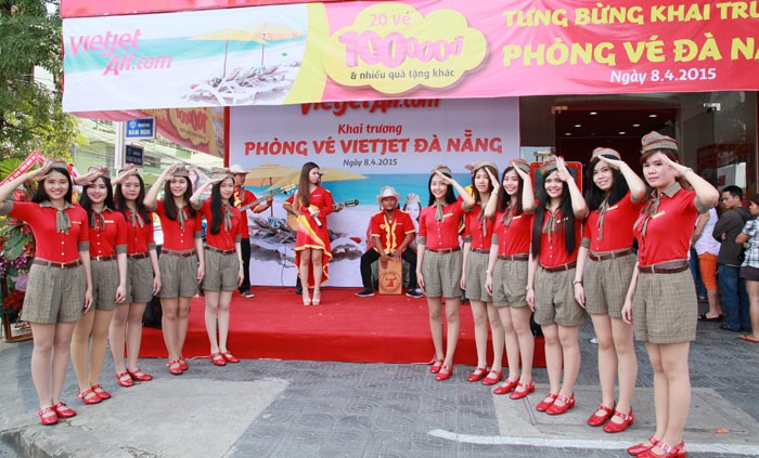 Vietjet khai trương phòng vé lớn nhất khu vực miền Trung và Tây nguyên