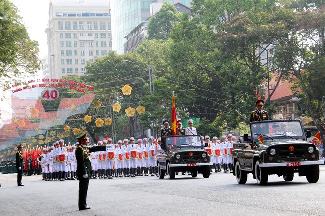 Những hình ảnh đẹp trong ngày đại lễ mừng Tết thống nhất