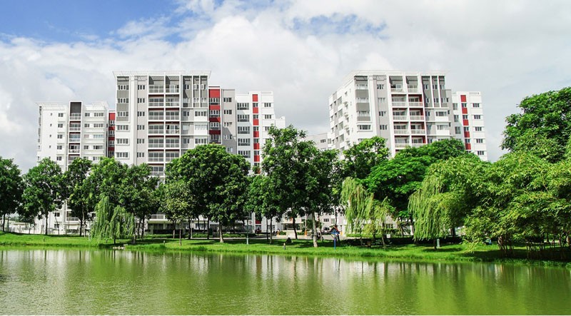 Không gian trong lành, xanh mát tại Celadon City