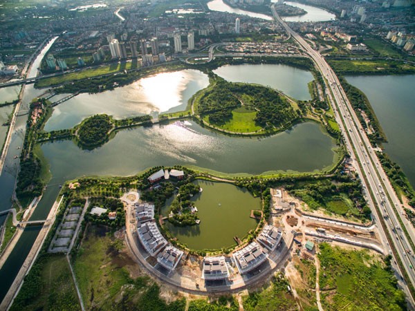 Không gian khu trung tâm thương mại Le Parc