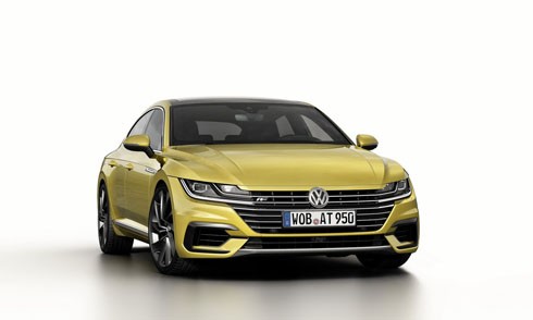 VW Arteon, sedan kiểu coupe 5 cửa.