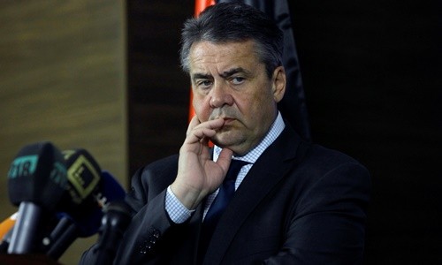 Ngoại trưởng Đức Sigmar Gabriel. Ảnh:Reuters.