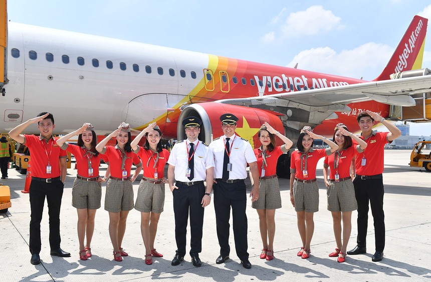 Quý III/2018, doanh thu của Vietjet tăng trưởng 105%, tỷ trọng doanh thu quốc tế chiếm trên 50%