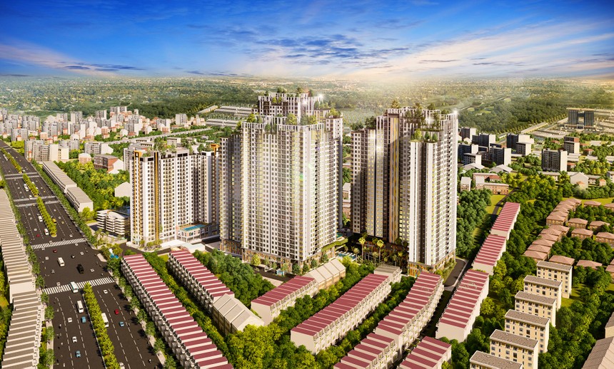 Kiến trúc châu Âu sang trọng của khu căn hộ phức hợp Legend Complex.