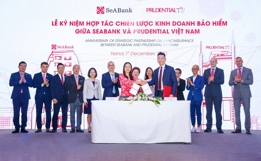 Prudential Việt Nam và SeABank ký kết thỏa thuận phân phối sản phẩm bảo hiểm trên nền tảng kỹ thuật số