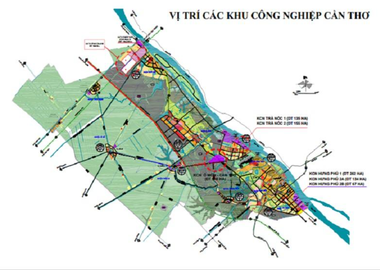 Cần Thơ lập quy hoạch Khu công nghiệp Vĩnh Thạnh 900 ha