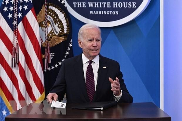 Tổng thống Mỹ Joe Biden (Ảnh: AFP/TTXVN)