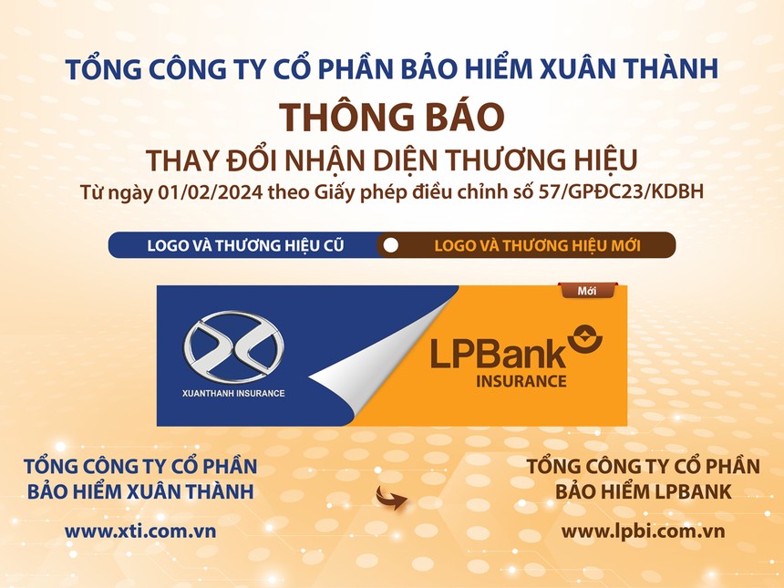 Bảo hiểm Xuân Thành đổi tên thành Bảo hiểm LPBank