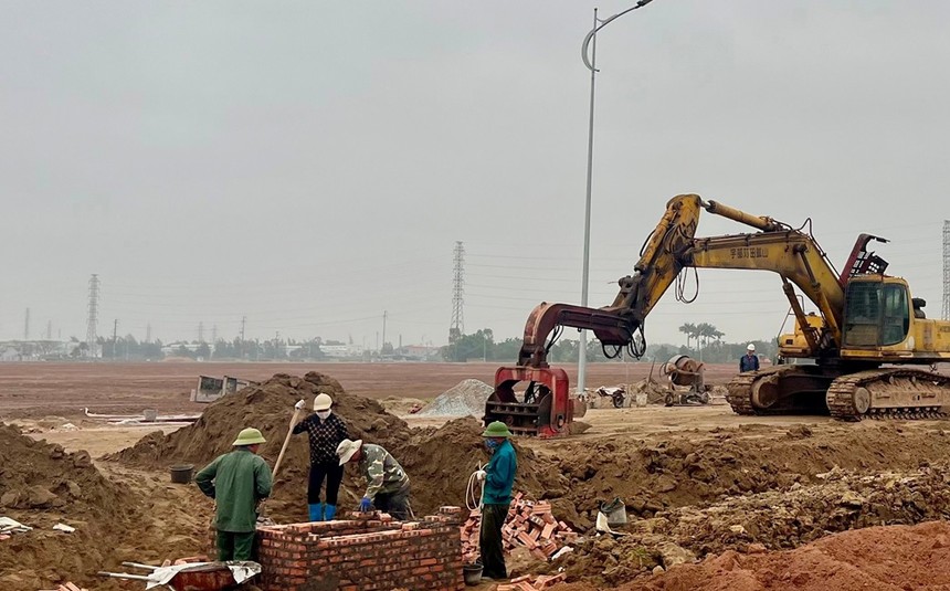 Khu công nghiệp Đại An mở rộng giai đoạn 2 đã cơ bản hoàn thiện hạ tầng kỹ thuật trên diện tích 21,5 ha. Ảnh: Đỗ Quyết