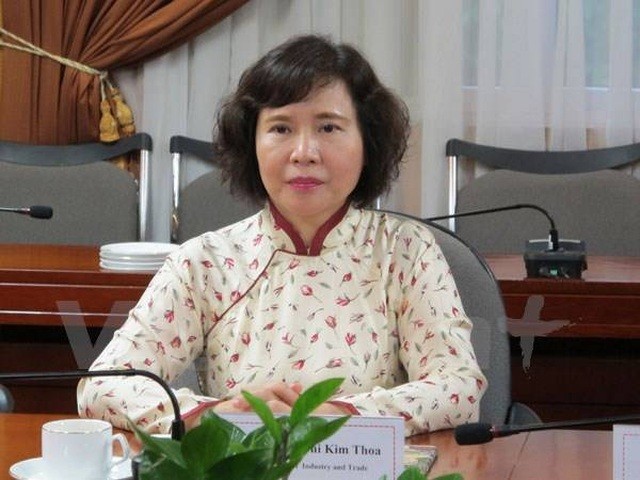 Bà Hồ Thị Kim Thoa.