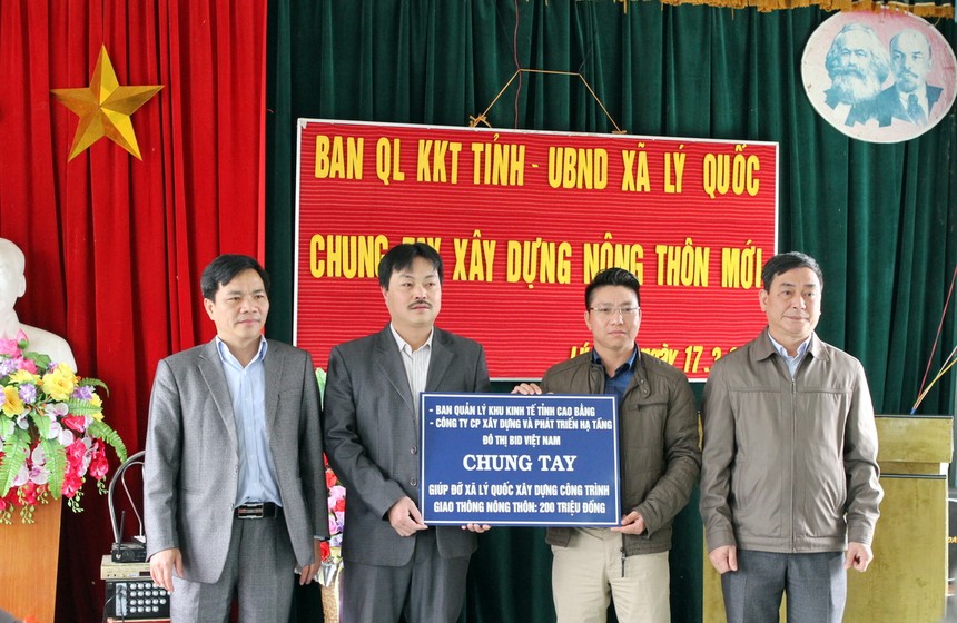 BID chung tay xây dựng nông thôn mới, hỗ trợ học sinh nghèo Cao Bằng 