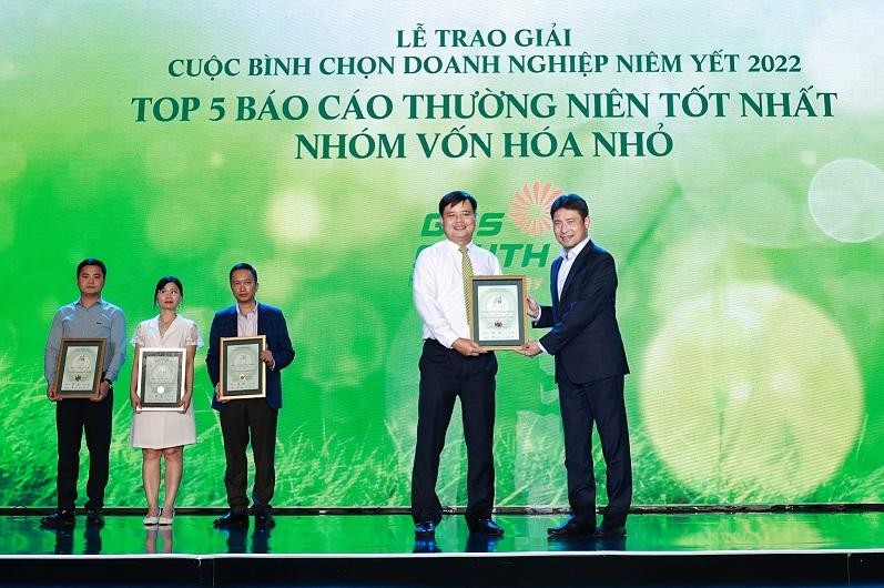 Gas South (PGS) đạt giải thưởng Top 5 Báo cáo thường niên tốt nhất năm 2022