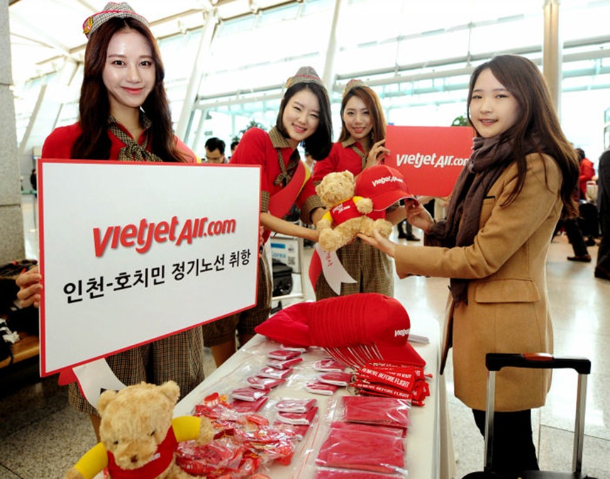 Vietjet khai trương đường bay TP. HCM - Seoul