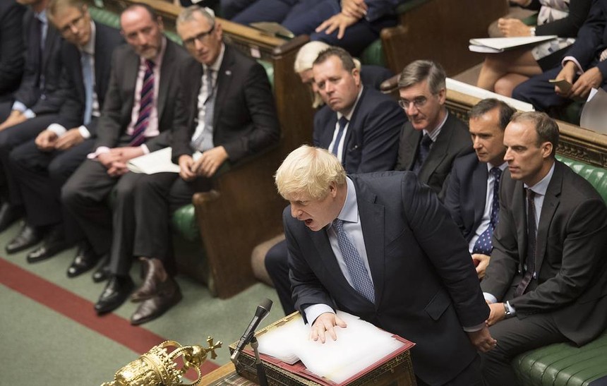 Thủ tướng Anh Boris Johnson. Ảnh: EFE.