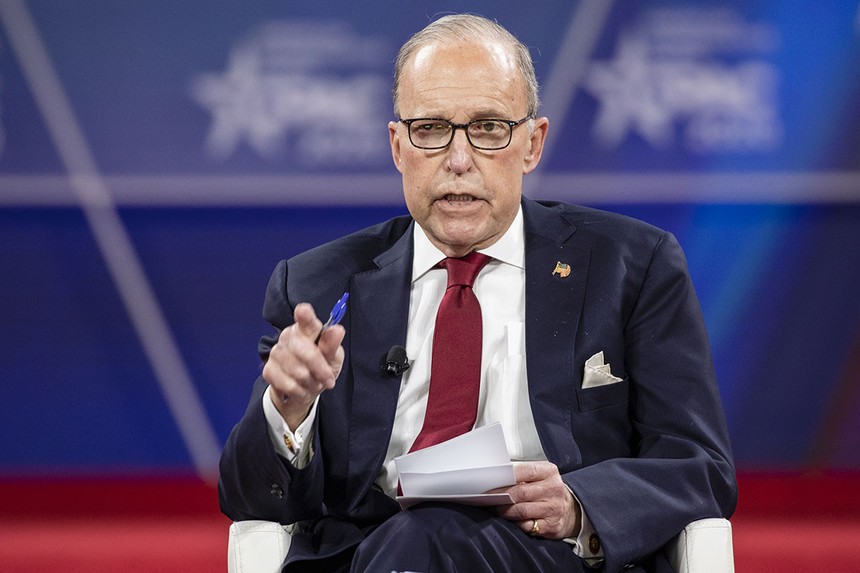 Larry Kudlow, Giám đốc Hội đồng kinh tế quốc gia Nhà Trắng. Ảnh: Getty Images.