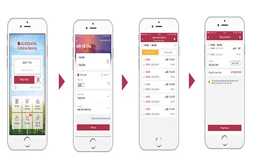 Thanh toán trực tiếp vé xe khách trên các ứng dụng hiện đại của ngân hàng