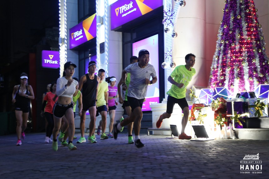 TPBank đồng tổ chức giải chạy đêm Marathon Hanoi Midnight 