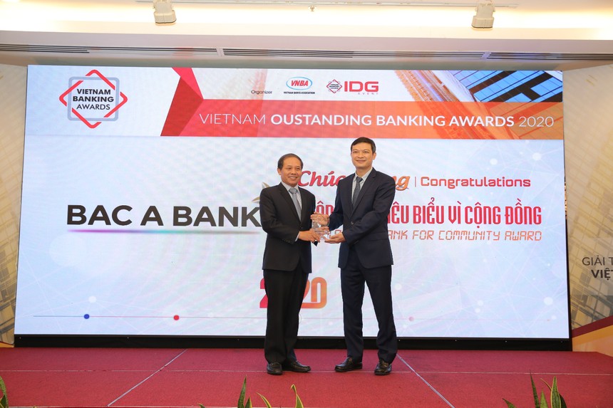 BAC A BANK được vinh danh là Ngân hàng tiêu biểu vì cộng đồng 2020