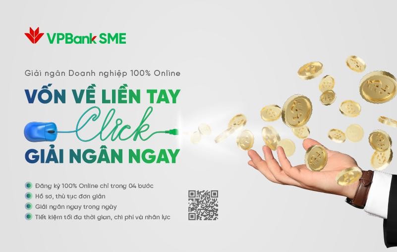 VPBank ra mắt dịch vụ đột phá đối với SME: Giải ngân 100% online