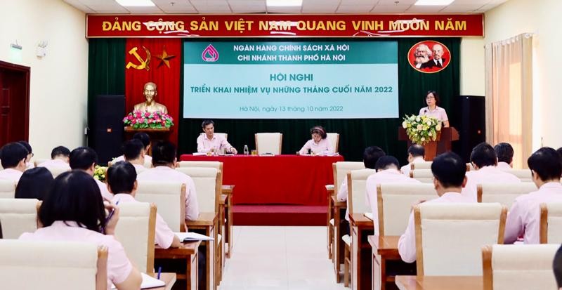 9 tháng đầu năm 2022, tổng dư nợ các chương trình tín dụng chính sách trên địa bàn thành phố Hà Nội của NHCSXH đạt 12.746 tỷ đồng