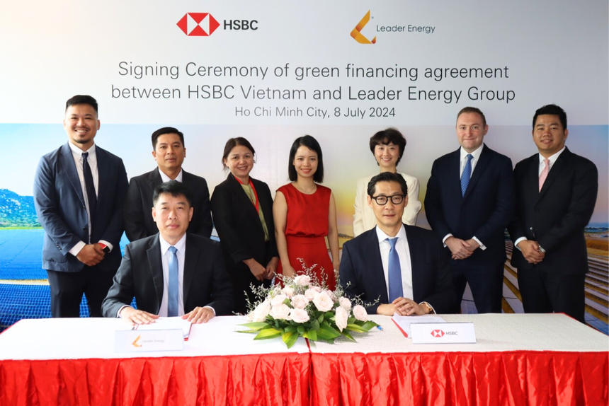 HSBC và Leader Energy công bố khoản vay 593 tỷ đồng hỗ trợ phát triển các dự án năng lượng tái tạo