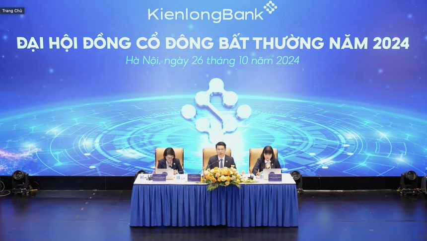 ĐHCĐ bất thường KienlongBank: Kiện toàn nhân sự để nâng hiệu quả kinh doanh và hướng tới các chuẩn mực quốc tế